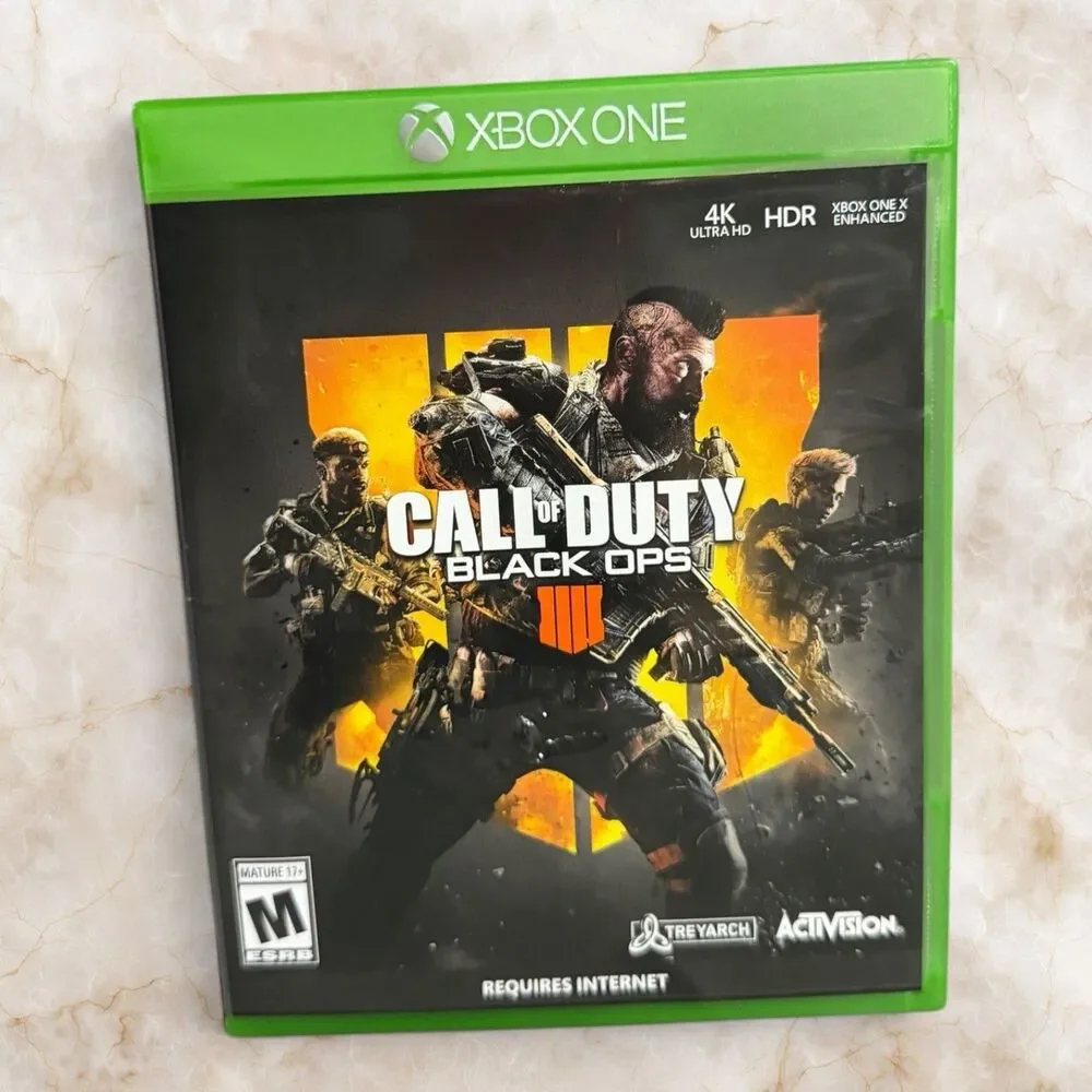Xbox One - Call of Duty Black Ops 4 - Shooter Activision 2018 4K HDR - No Manual